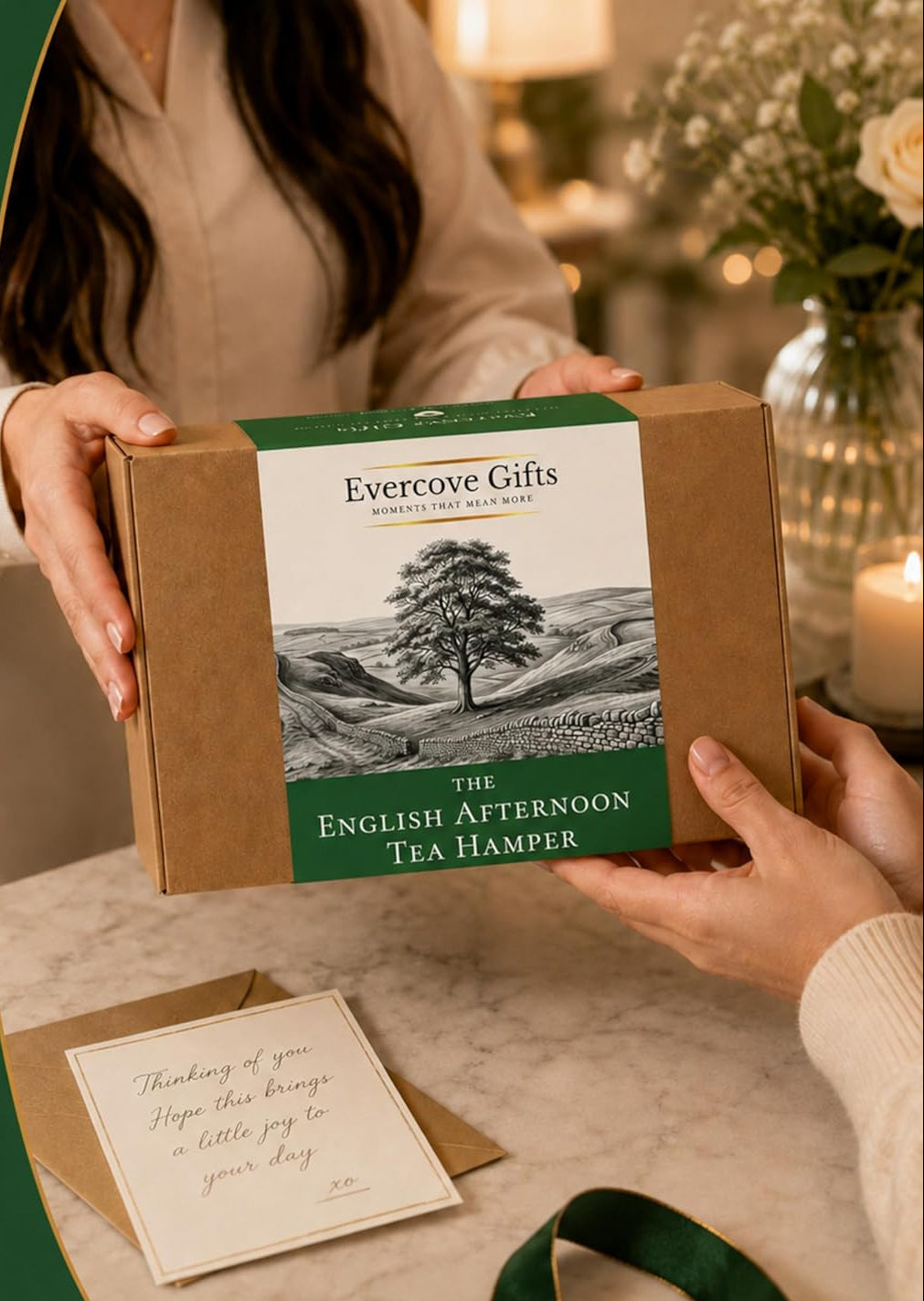 English Afternoon Tea Hamper | Tea, Biscuits & Preserves Gift Box