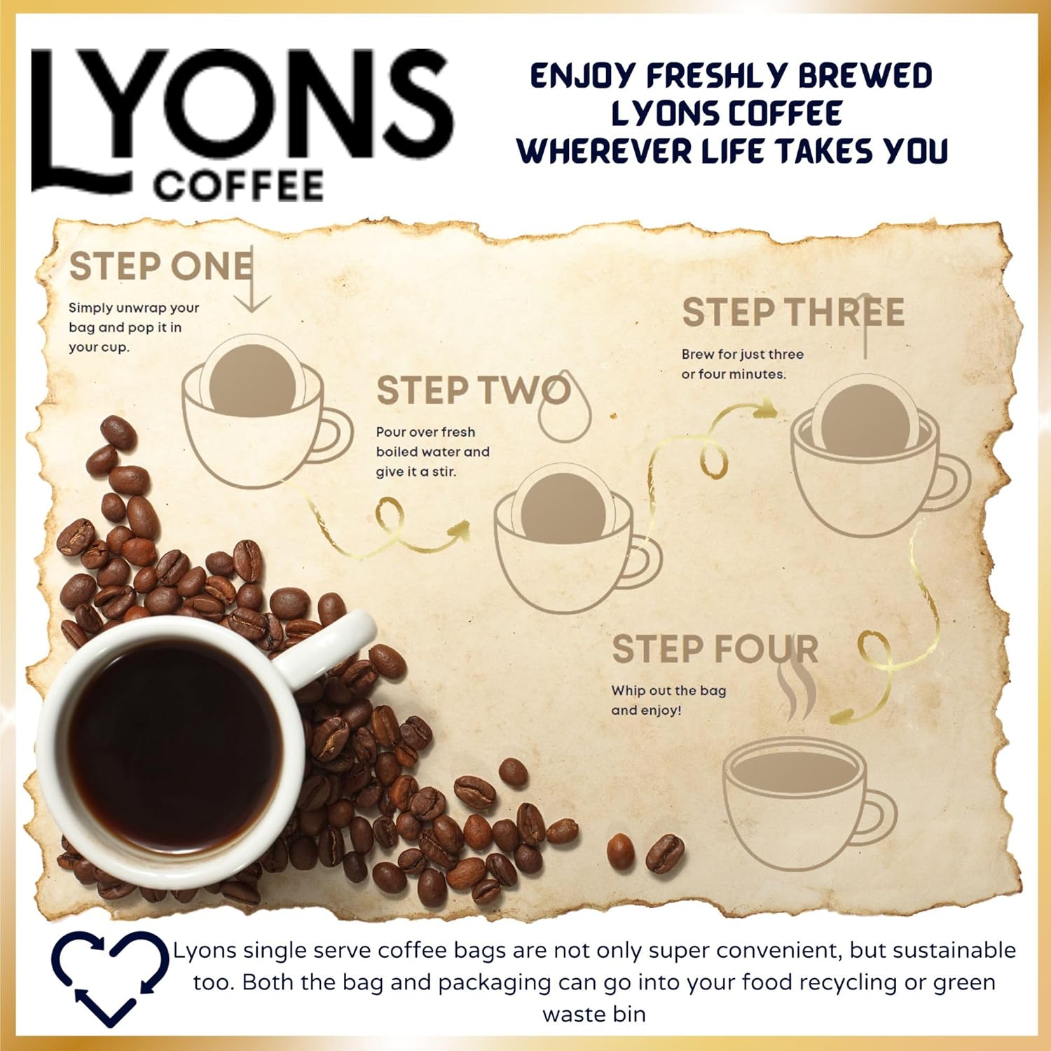 Large Lyons Coffee Gift Set | 48 Coffee, Biscuit & Stroopwafel Treats