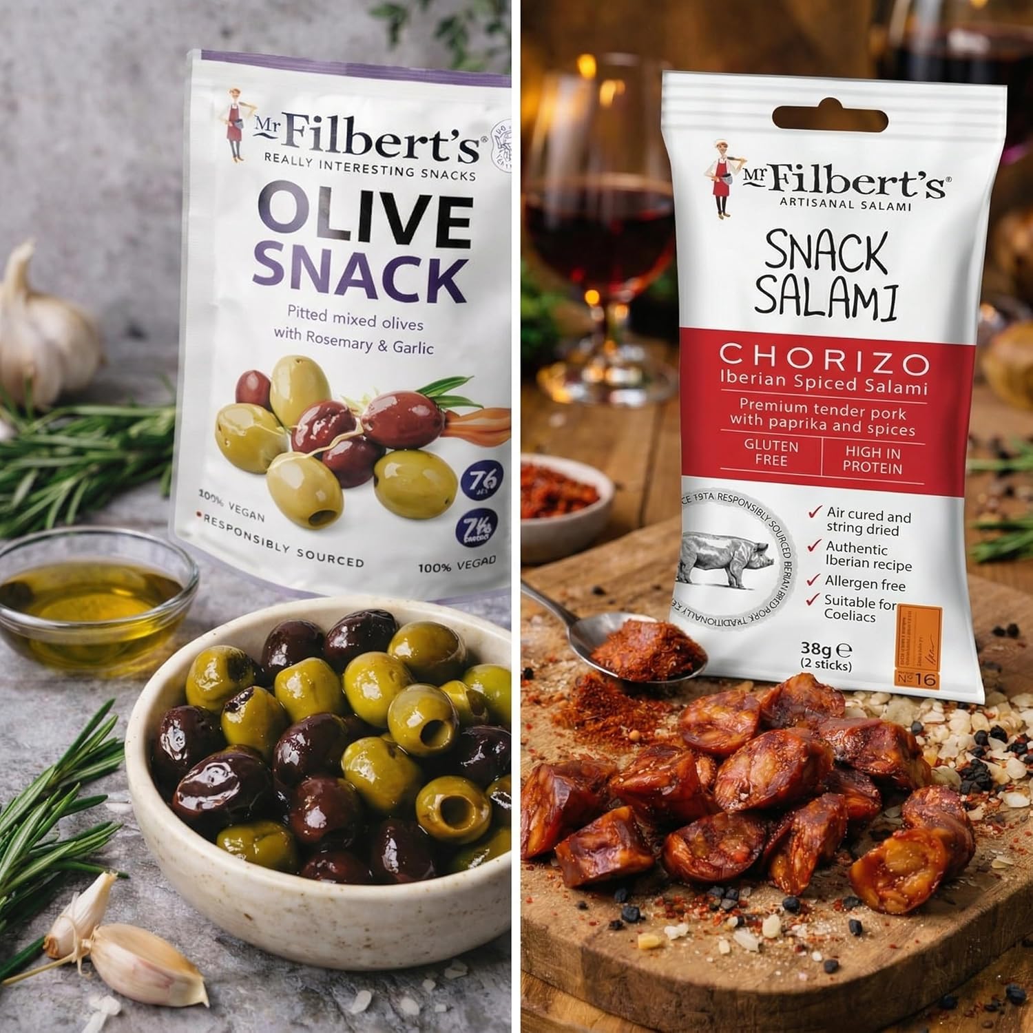 European Tapas Snack Hamper | Savoury Food Gift Box