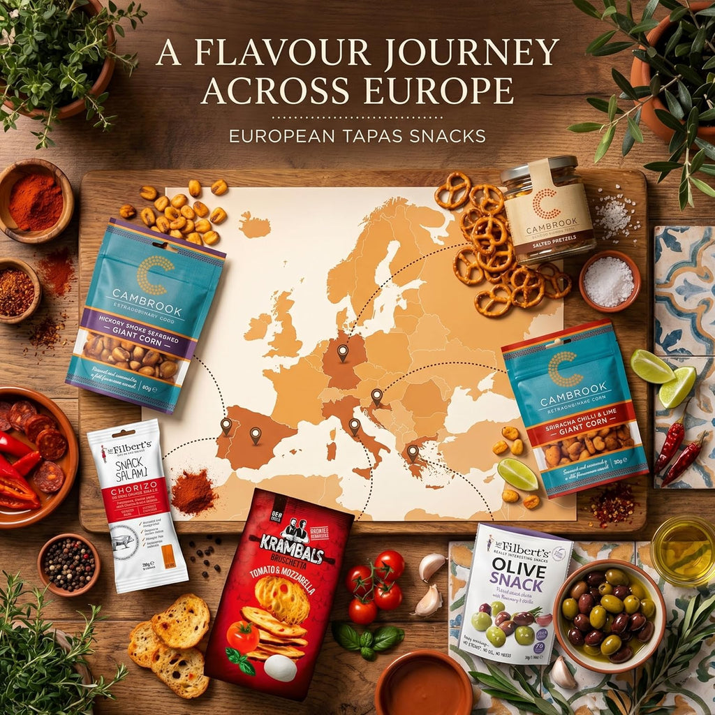 European Tapas Snack Hamper | Savoury Food Gift Box